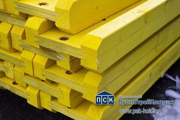 Балка БДК «BDU» 4,5м, двутавровая деревянная