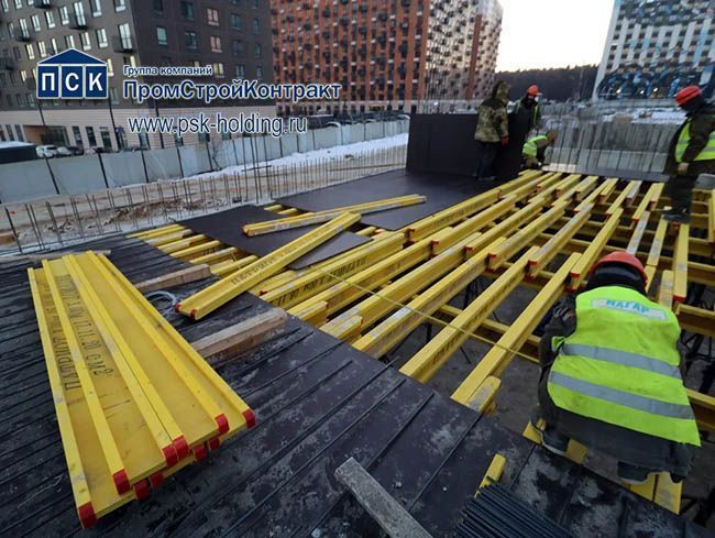 Балка для опалубки «Патриот» / «Patriot» хвойная (стенка из ели) и заглушками на торцах